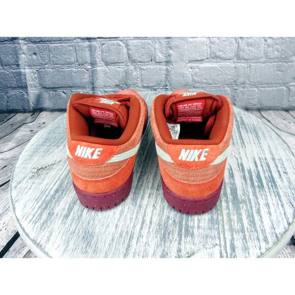 Nike SB Dunk Low Pro PRM Mystic Red/Emerald Rise Women 8 NIB - Picture 7 of 13